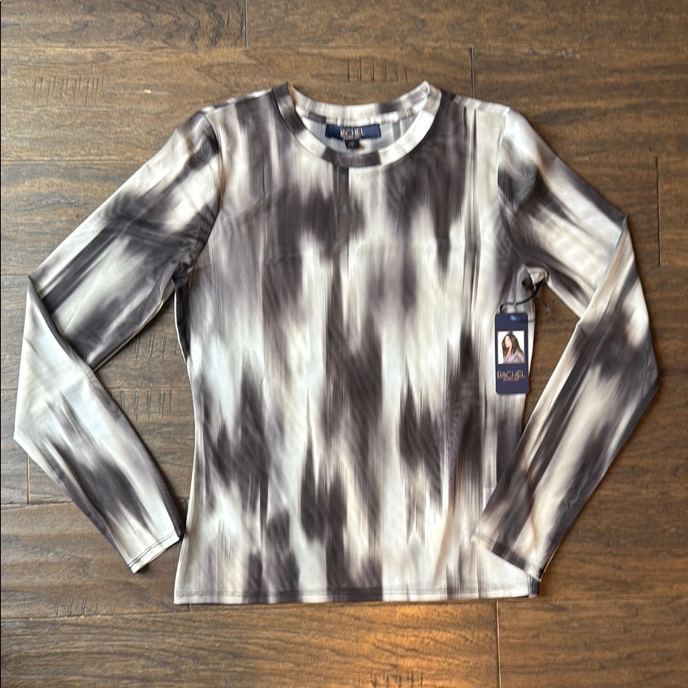 NWT Rachel Roy Mesh Top S